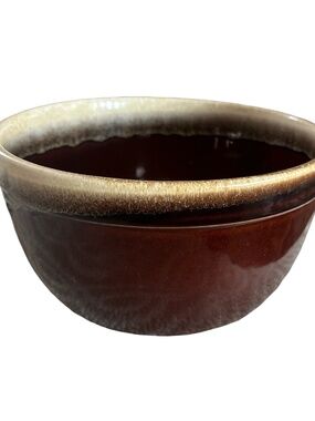 PHALTZGRAFF Brown Mixing Serving Bowl 10” Vintage 1950s Drip Glaze 220